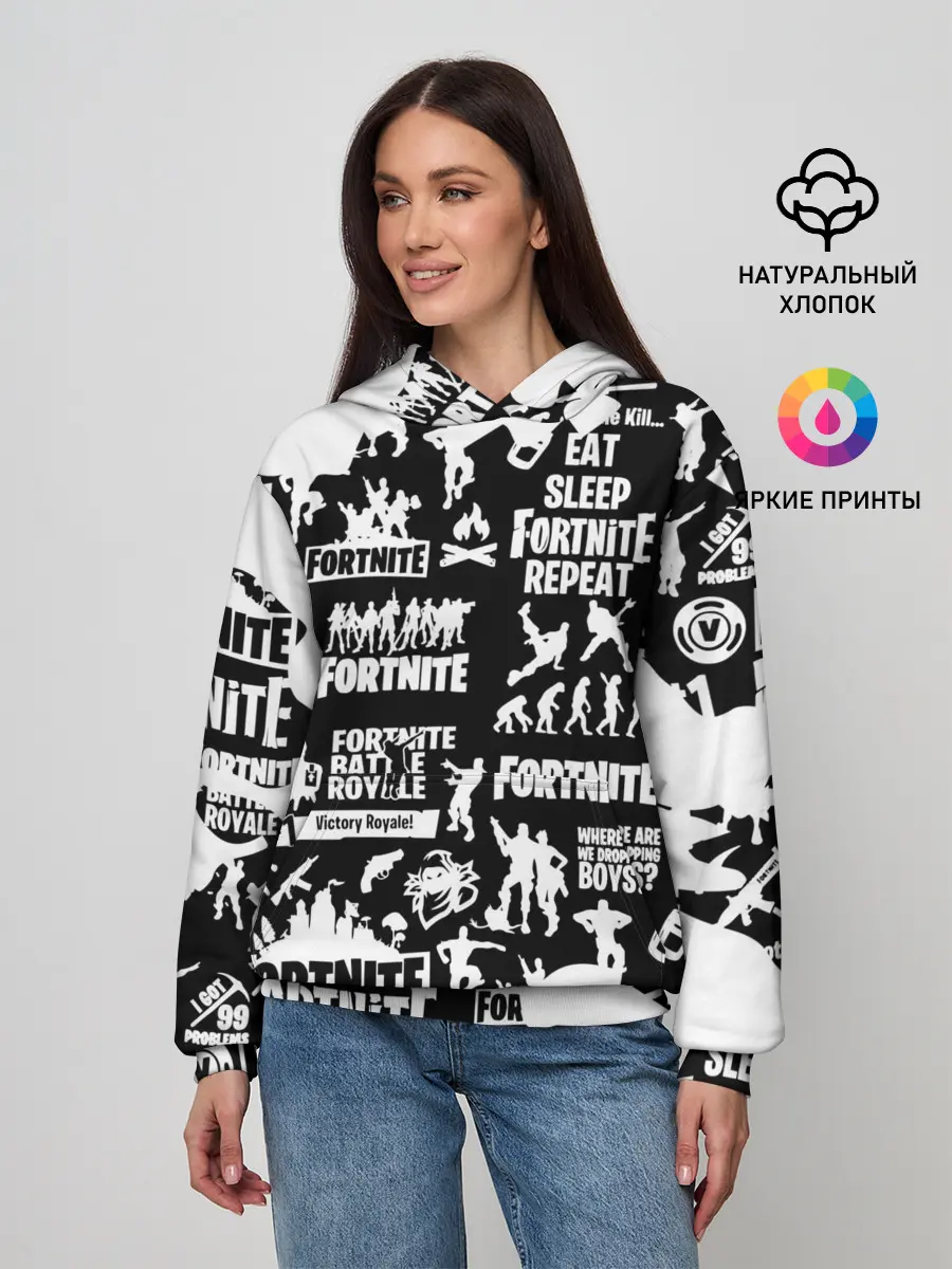 Женское худи / Fortnite