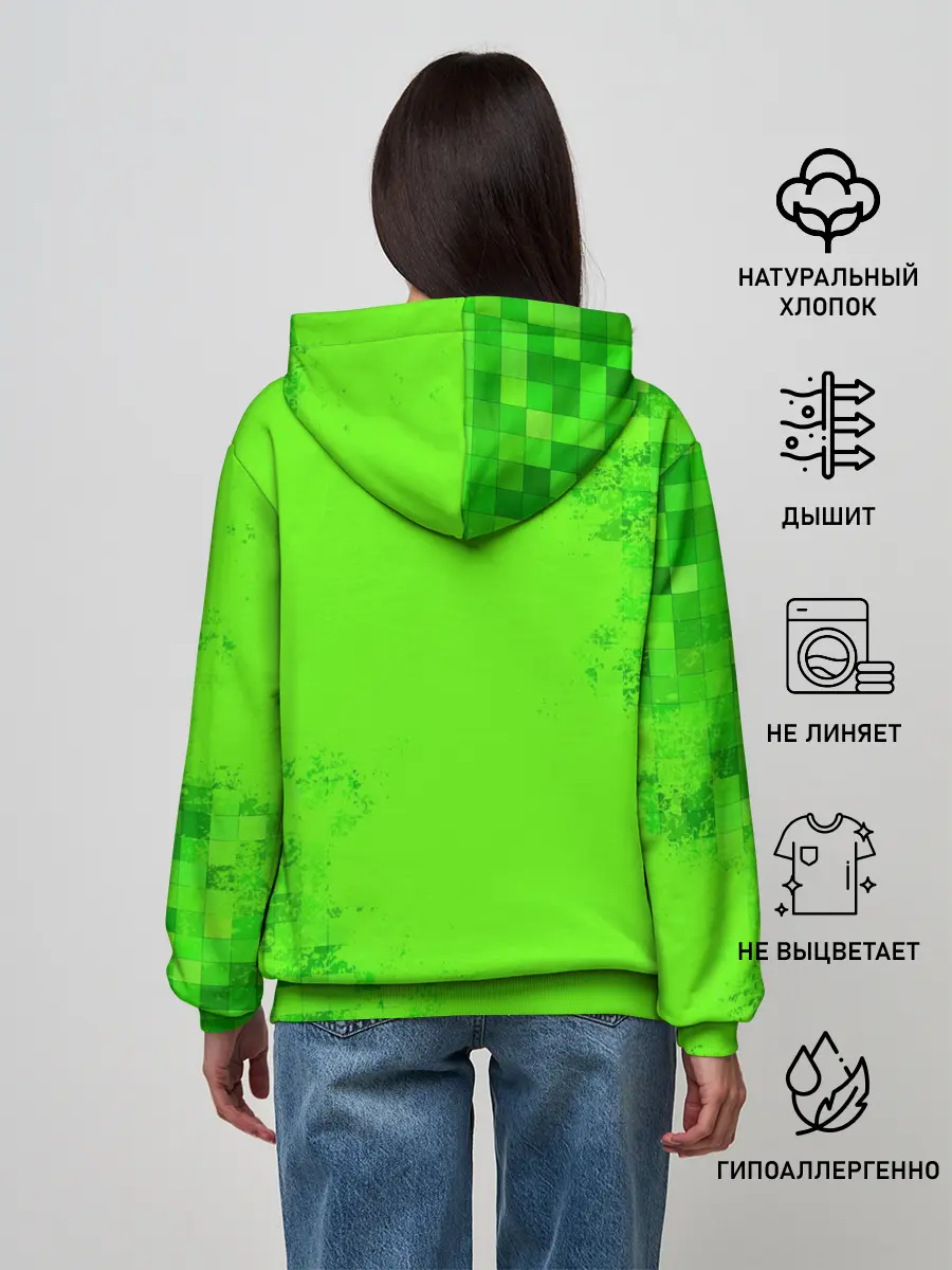 Женское худи / MINECRAFT CREEPER