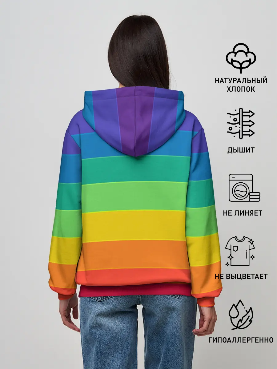 Женское худи / Радуга | Rainbow