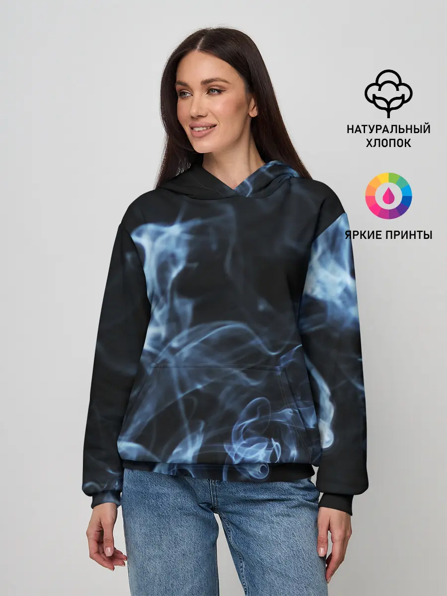 Женское худи / ДЫМ