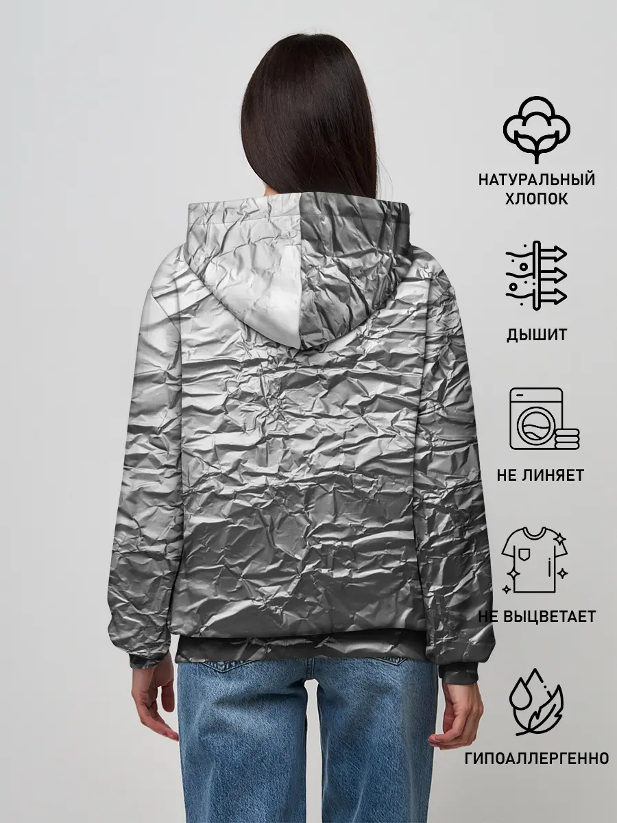 Женское худи / Фольга