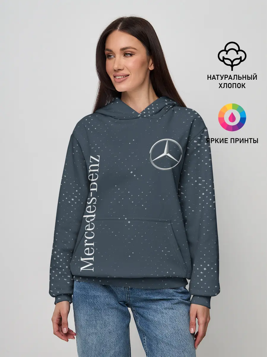 Женское худи / MERCEDES / МЕРСЕДЕС