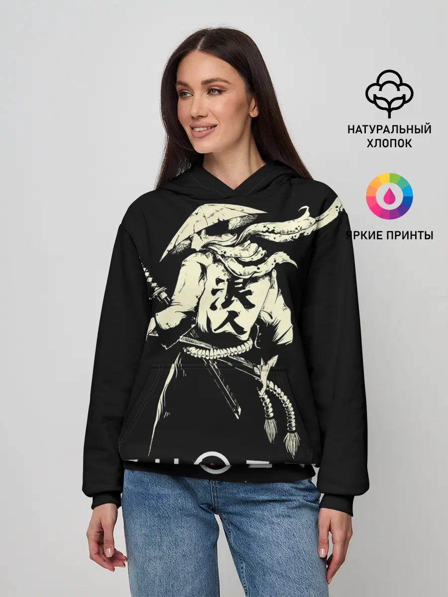 Женское худи / Ghost of Tsushima Samurai