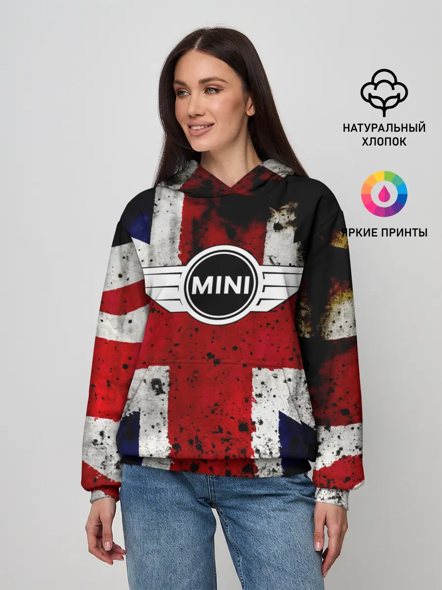 Женское худи / Mini Cooper