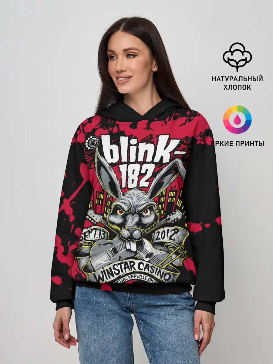 Женское худи / Blink 182