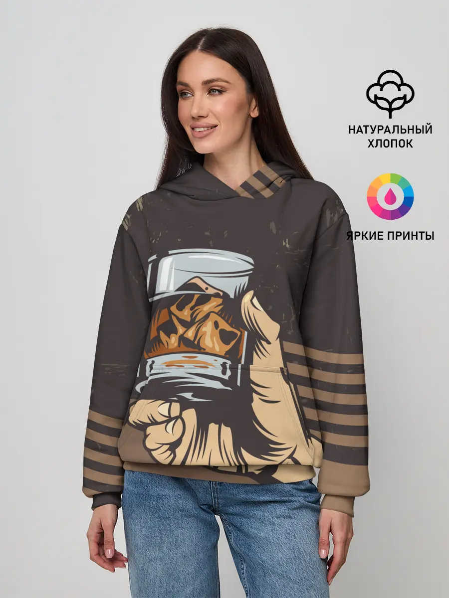 Женское худи / Ретро Виски