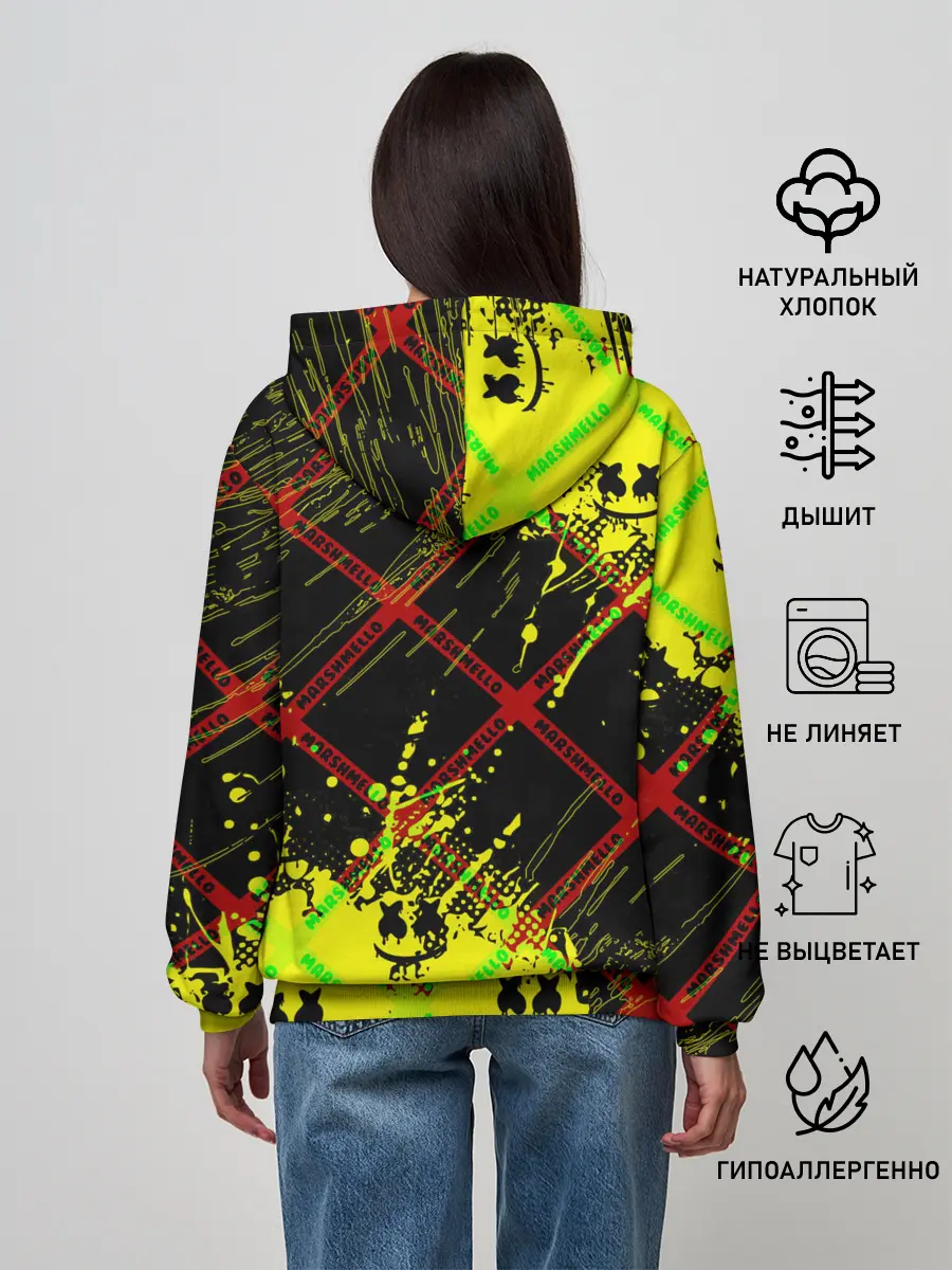 Женское худи / MARSHMELLO