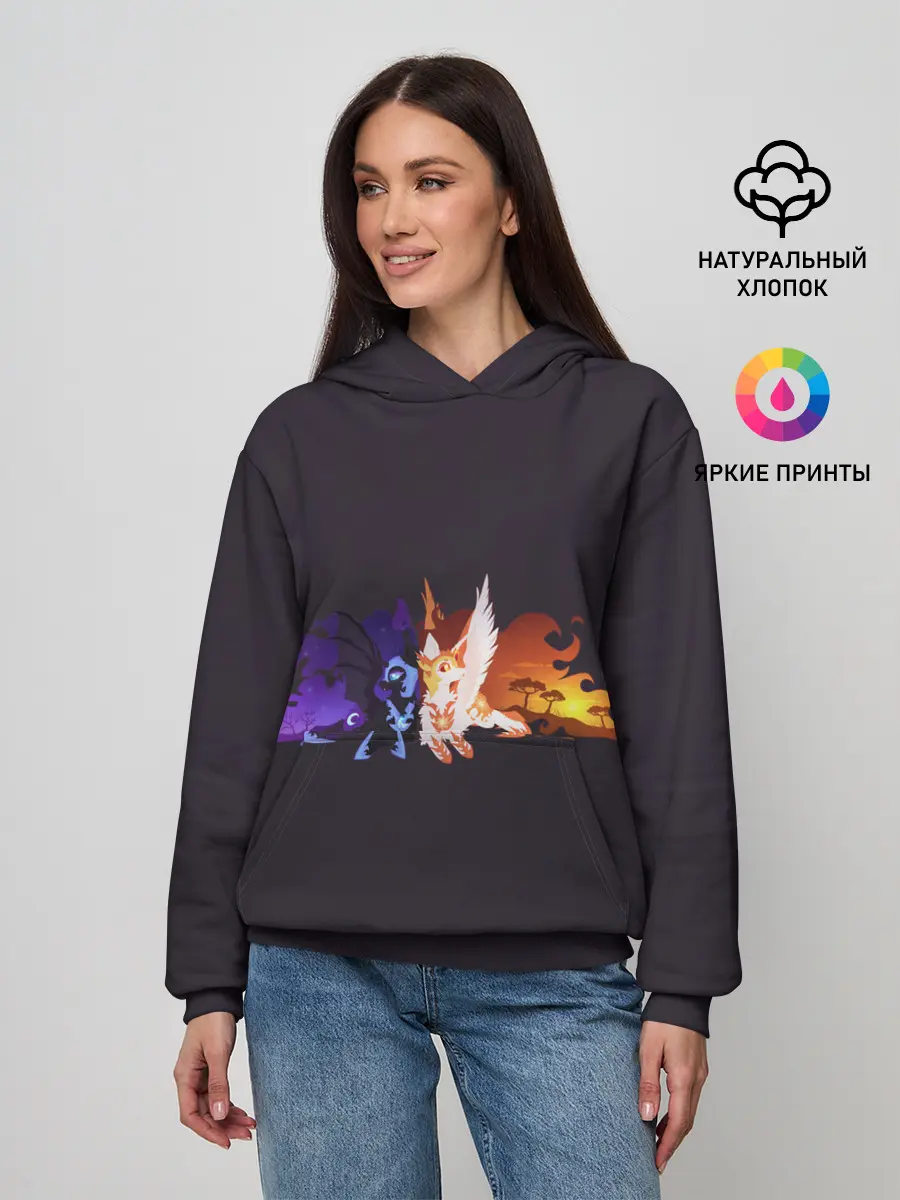 Женское худи / День и ночь