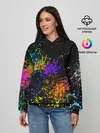 Женское худи / БРЫЗКИ КРАСОК