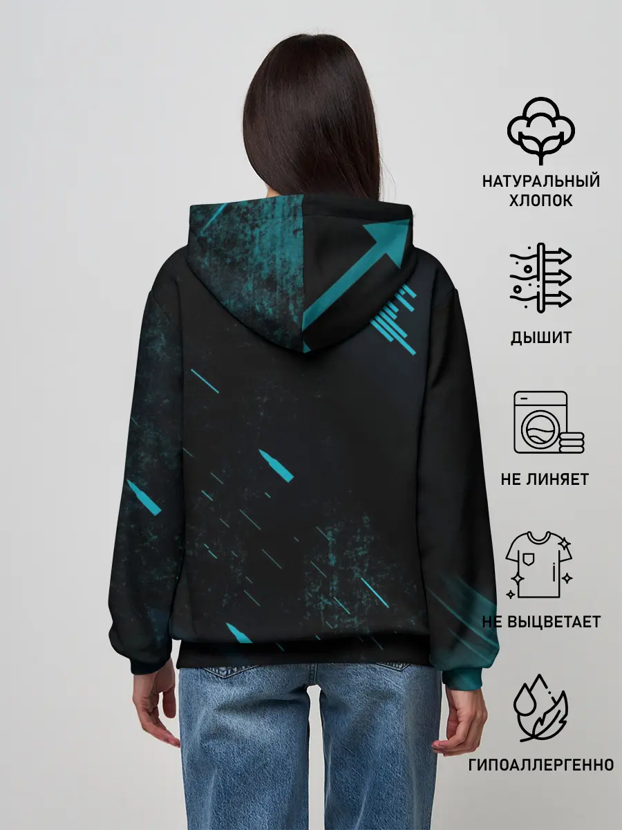 Женское худи / Sky Wolf