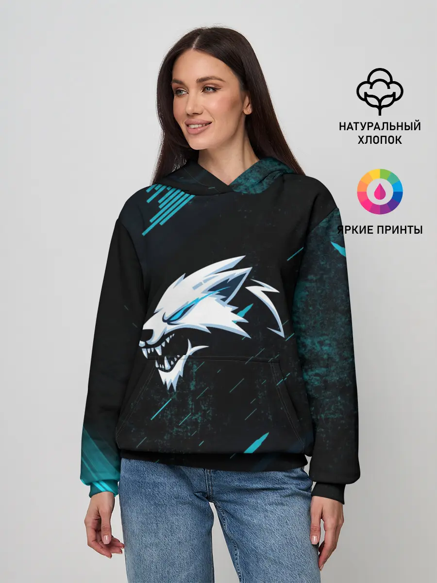 Женское худи / Sky Wolf