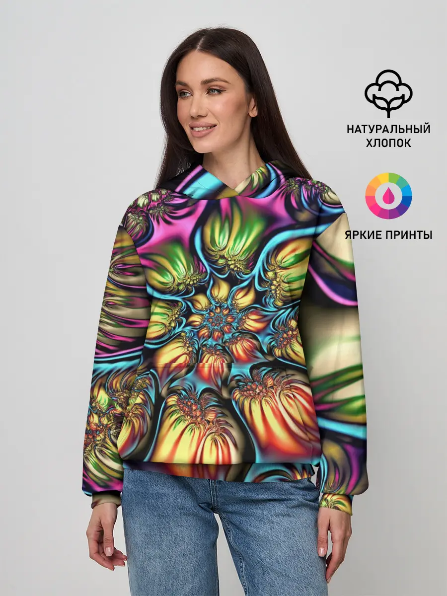 Женское худи / Абстракция