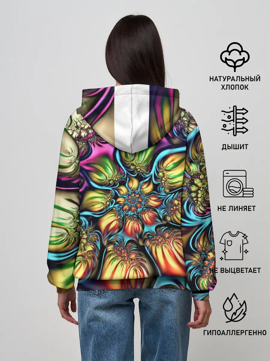 Женское худи / Абстракция