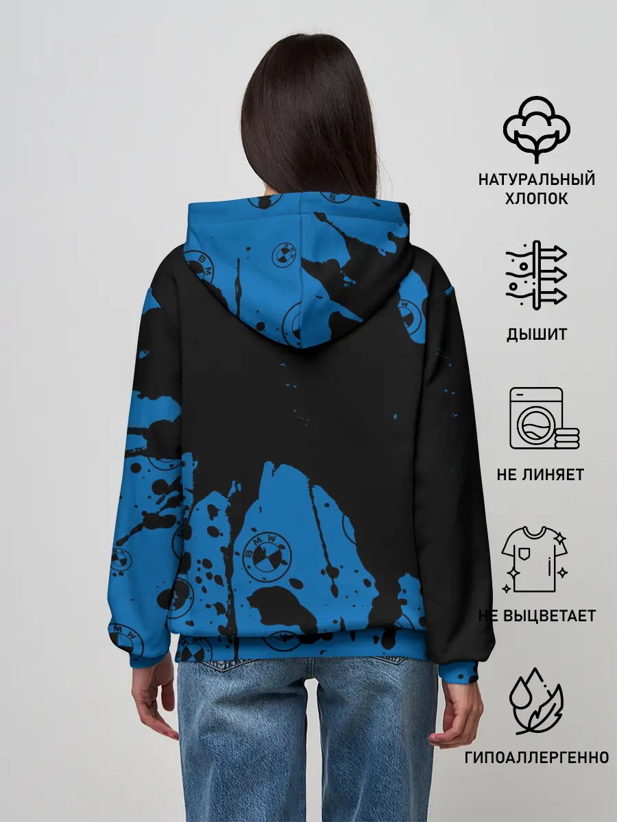 Женское худи / BMW / БМВ