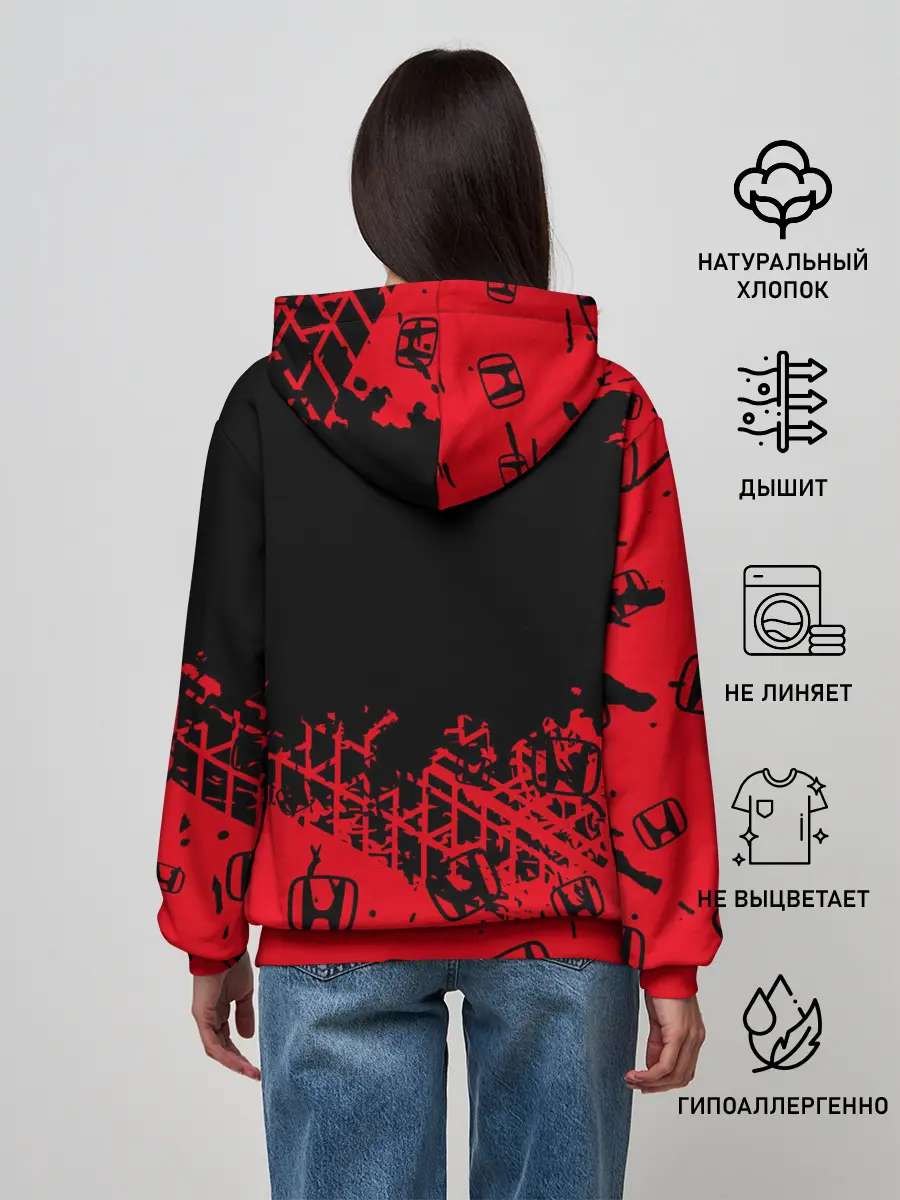 Женское худи / HONDA / ХОНДА