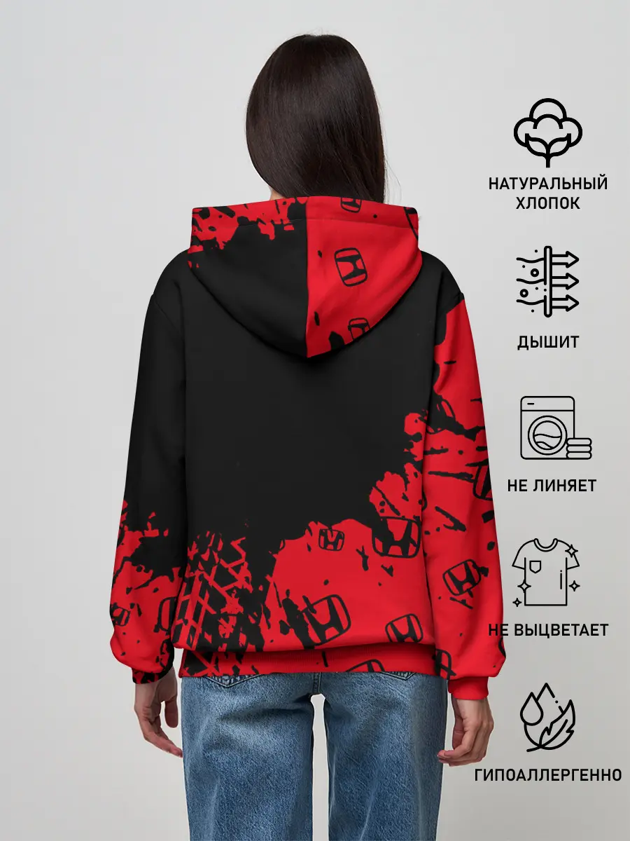 Женское худи / HONDA / ХОНДА