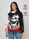 Женское худи / KILLA красные брызги