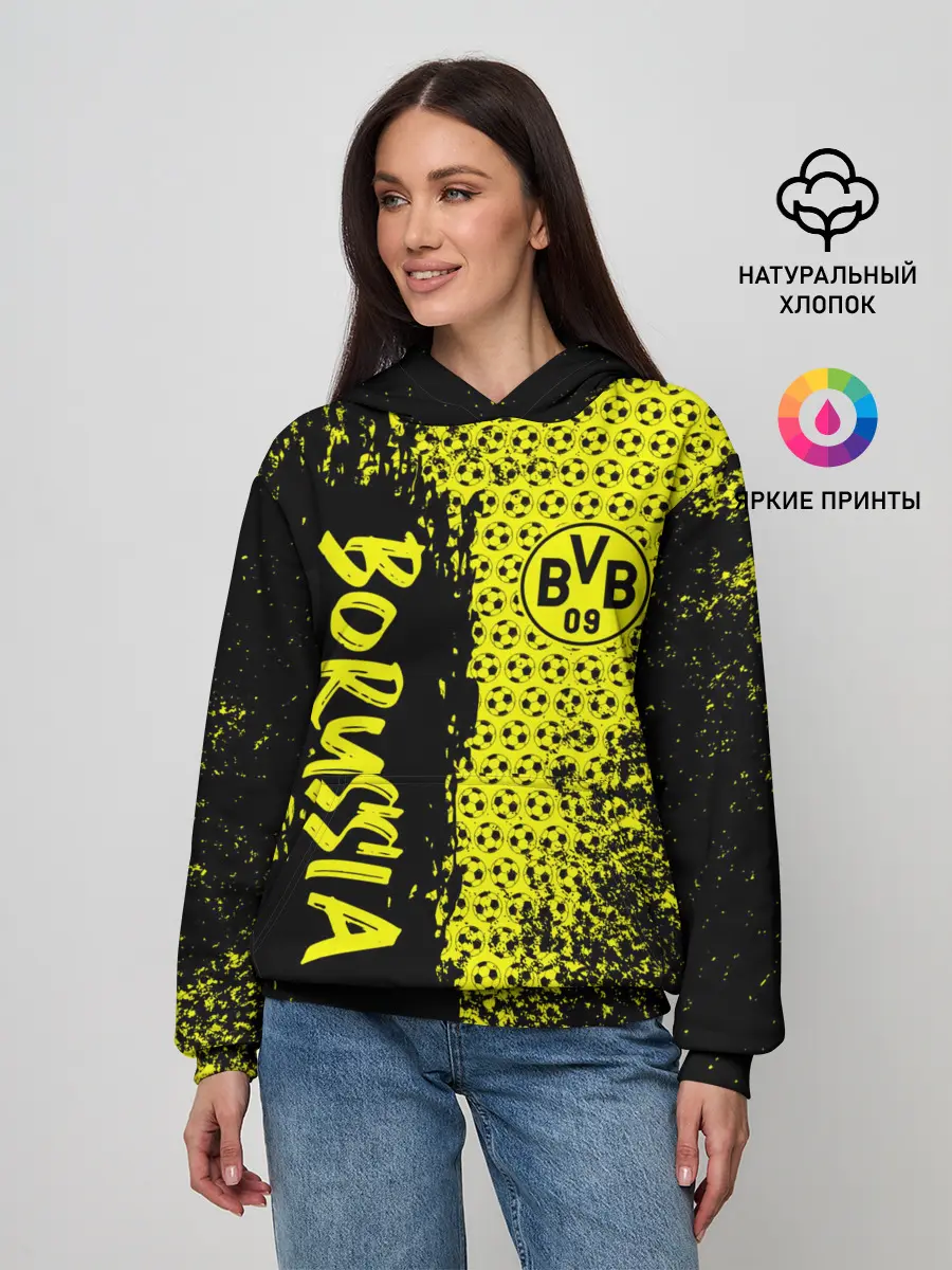 Женское худи / Borussia Dortmund