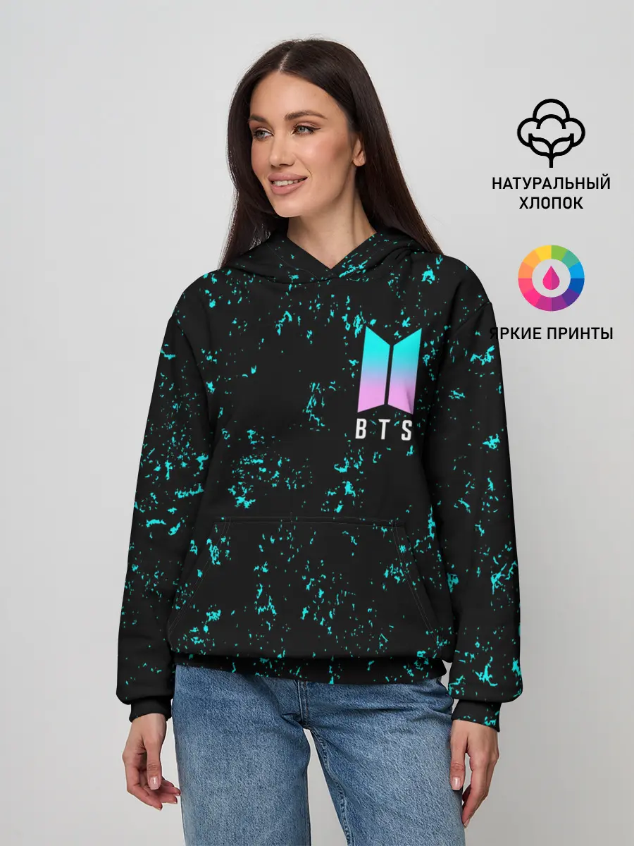 Женское худи / BTS / БТС