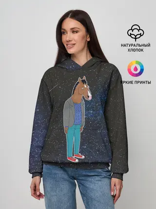 Женское худи / galaxy BoJack