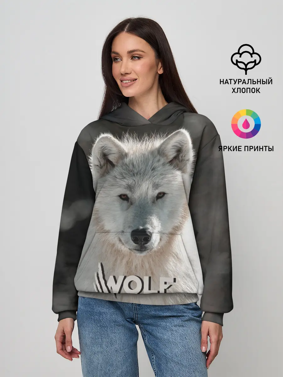 Женское худи / Волк