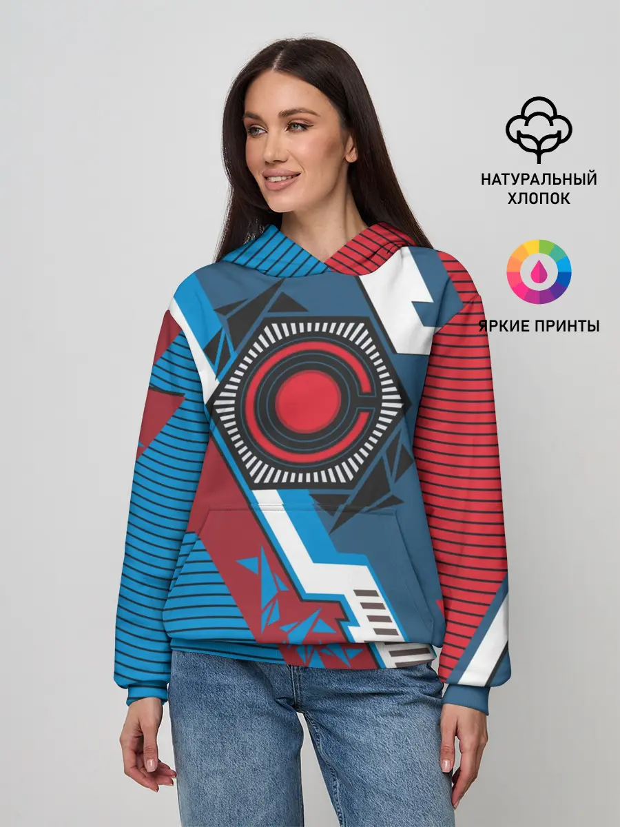Женское худи / Cyborg logo