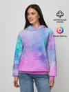 Женское худи / Акварельные пятна