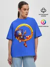 Женская футболка оверсайз / SONIC