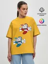Женская футболка оверсайз / CUPHEAD