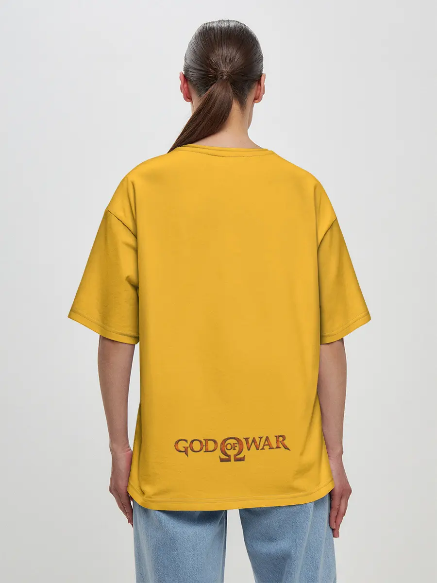 Женская футболка оверсайз / Battle roar