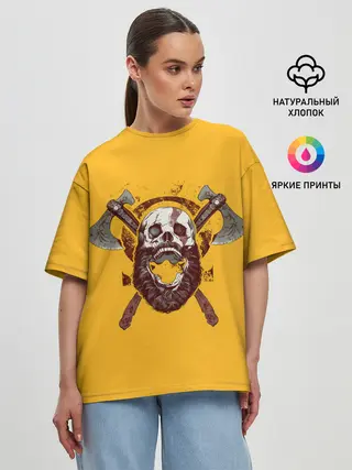 Женская футболка оверсайз / Battle roar
