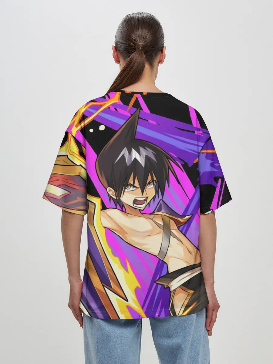 Женская футболка оверсайз / Шаман Кинг