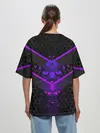 Женская футболка оверсайз / Ултрофиолеовый угол 3D