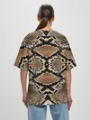 Женская футболка оверсайз / Snake Skin