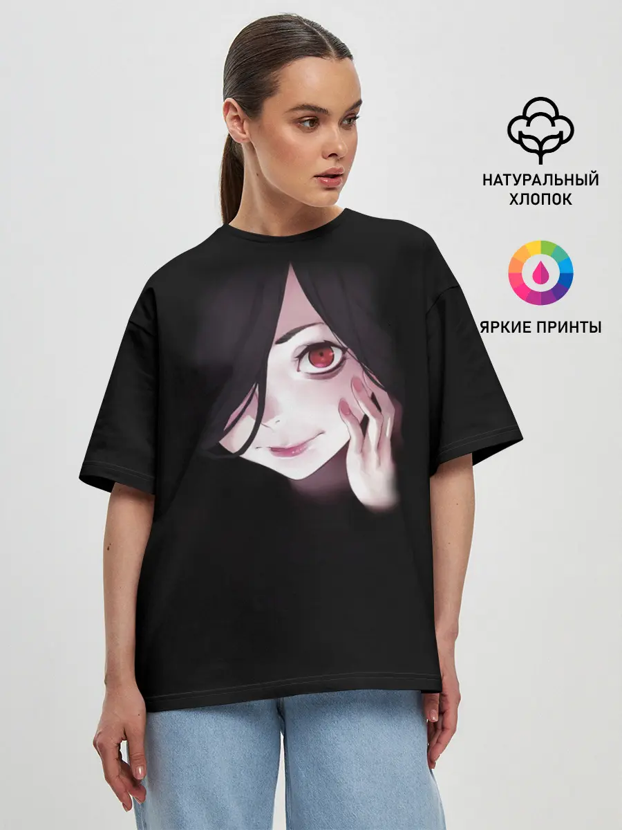 Женская футболка оверсайз / Food wars Shokugeki no Soma