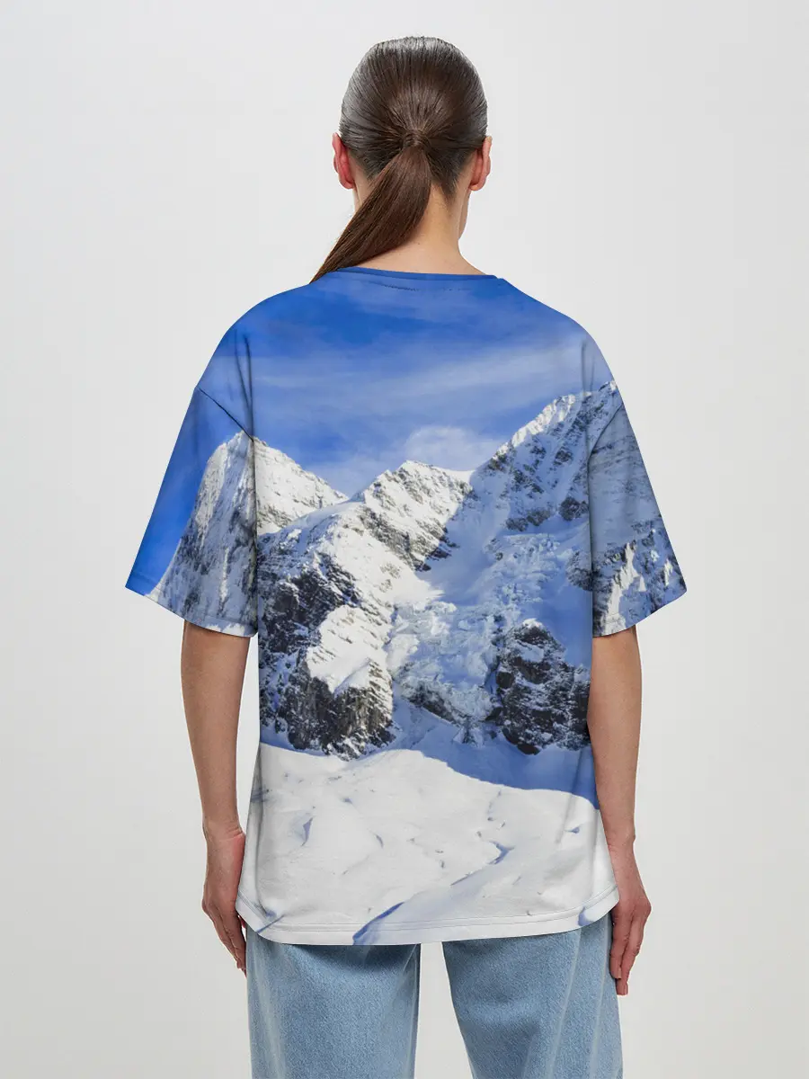 Женская футболка оверсайз / Рей Аянами