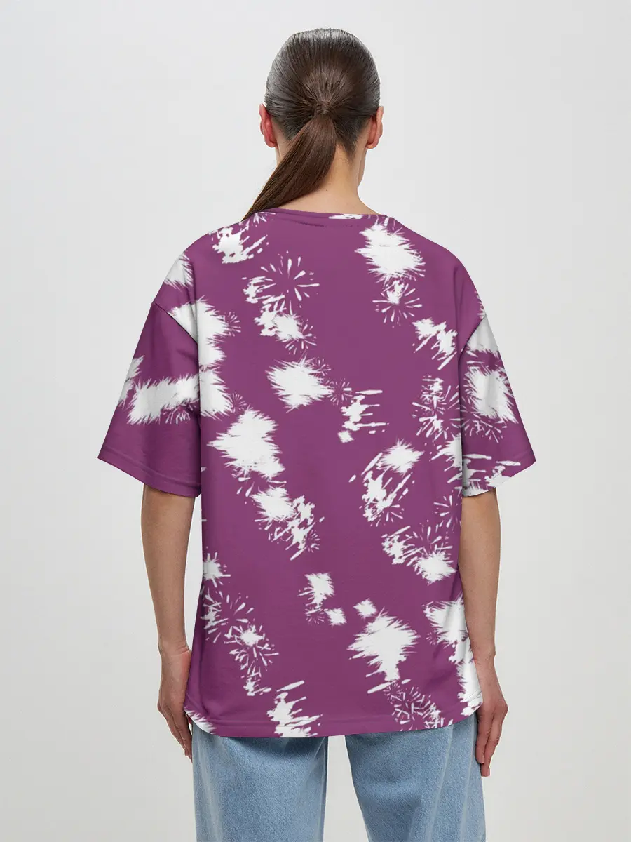 Женская футболка оверсайз / Любовь кислород