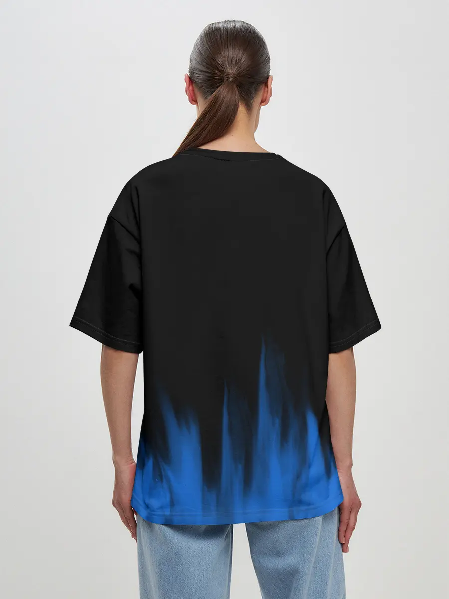 Женская футболка оверсайз / pink rloyd