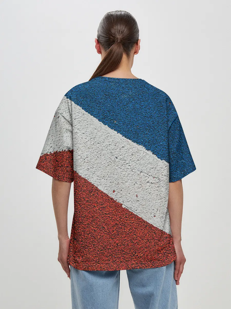 Женская футболка оверсайз / ТЕННИС