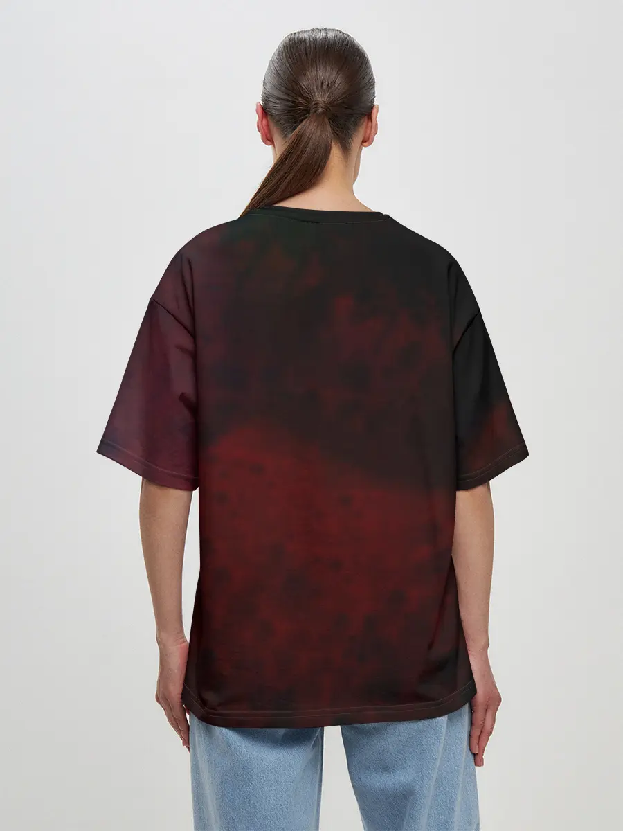 Женская футболка оверсайз / Магическая битва