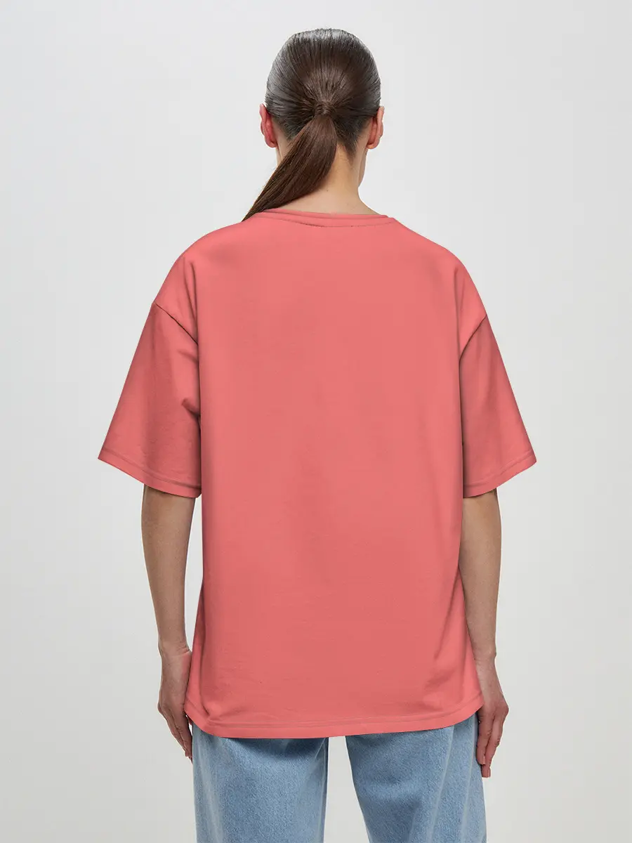 Женская футболка оверсайз / Anime Rokurokubi Demon Yokai