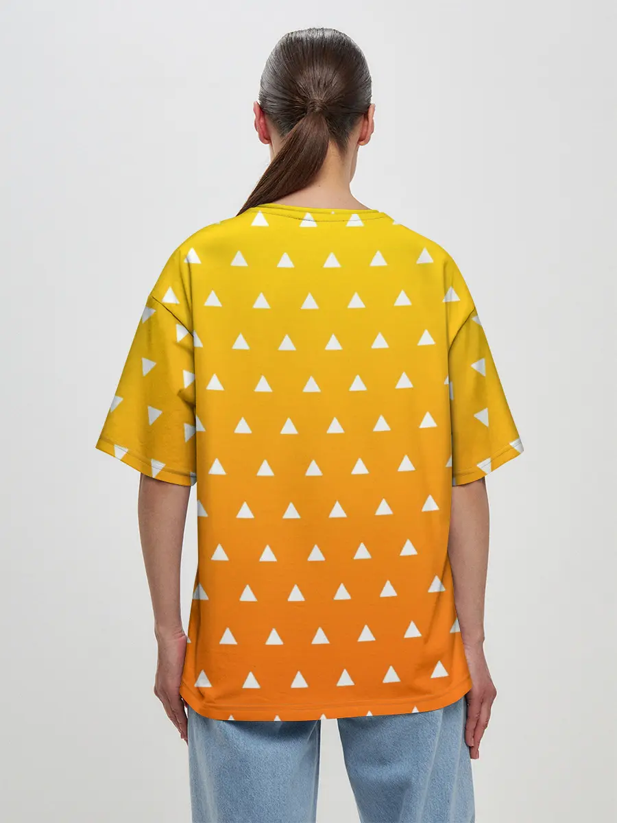 Женская футболка оверсайз / ЗЕНИЦУ / ZENITSU