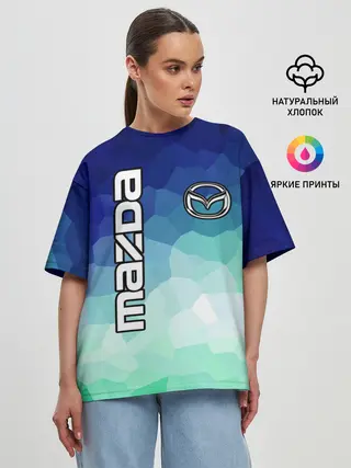 Женская футболка оверсайз / Mazda Motor