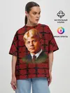 Женская футболка оверсайз / сергей есенин