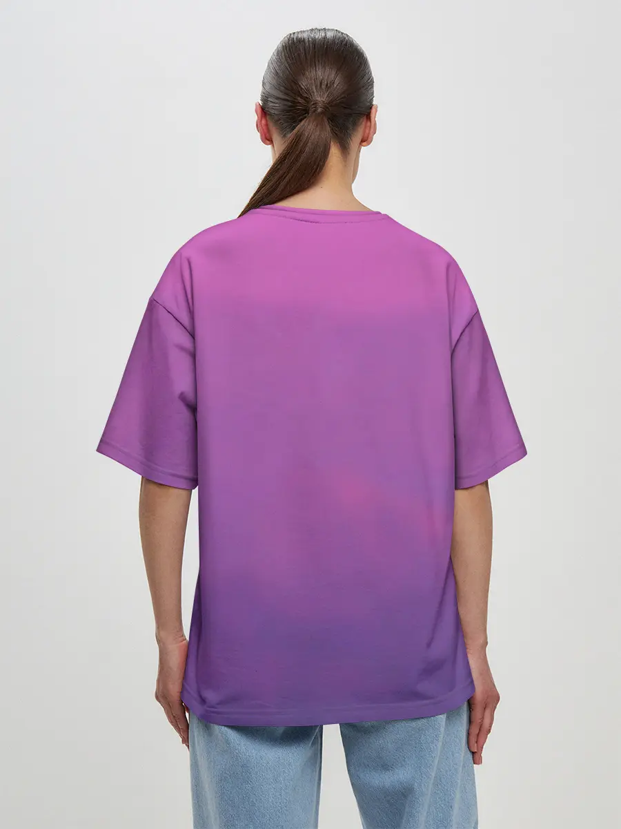 Женская футболка оверсайз / Магическая Битва - С повязкой