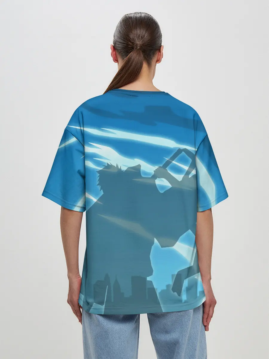 Женская футболка оверсайз / Bleach-Ichigo