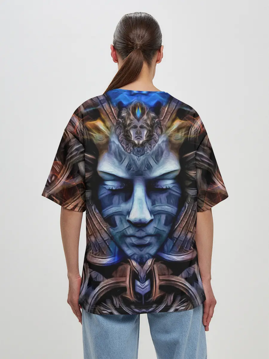 Женская футболка оверсайз / MEGABUDDA