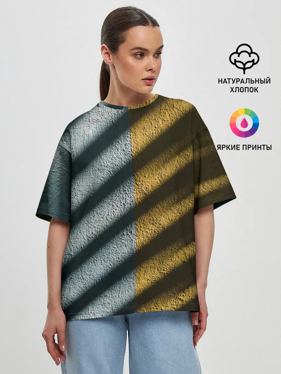 Женская футболка оверсайз / SHADOW