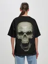 Женская футболка оверсайз / SKULL