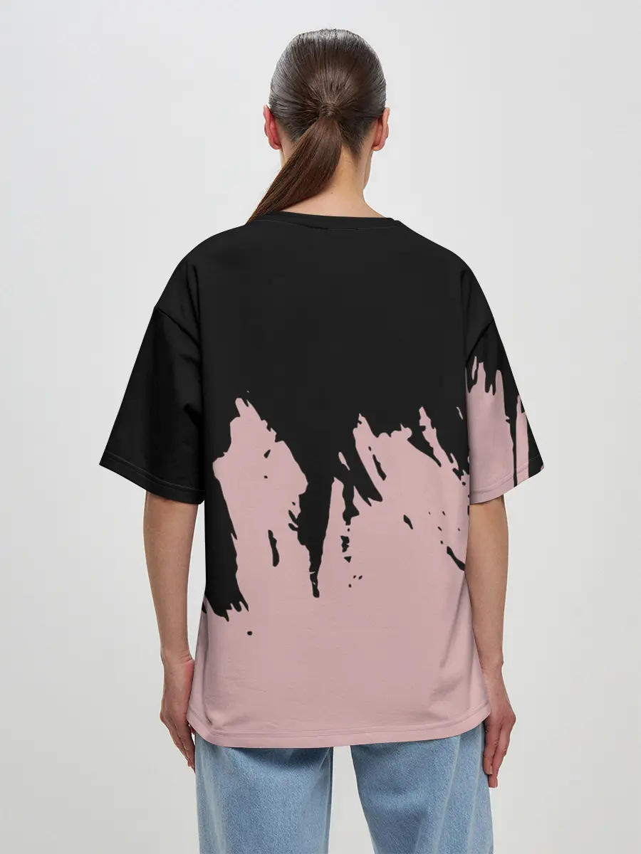 Женская футболка оверсайз / Зеницу Агацума Kimetsu no Yaiba